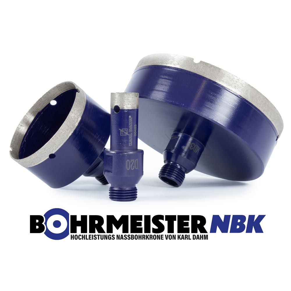 Hochleistungs-Nassbohrkrone Bohrmeister Ø 130 mm, Art.-Nr. 50438