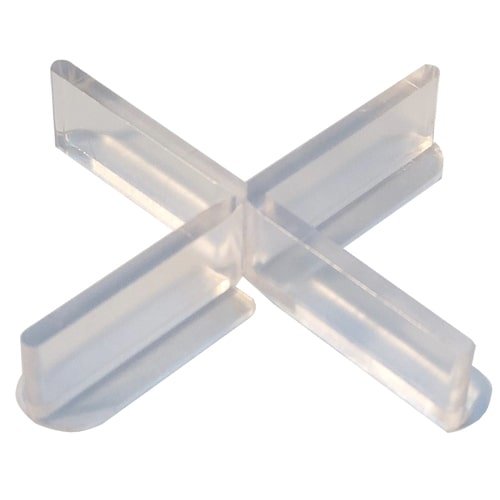 Fliesenkreuze 100 Stück, transparent mit abbrechbarem Flügel für Randverlegung - günstig kaufen bei KARL DAHM