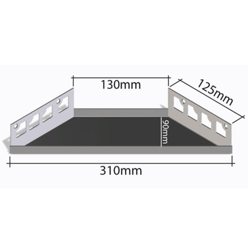Eckablage für Dusche