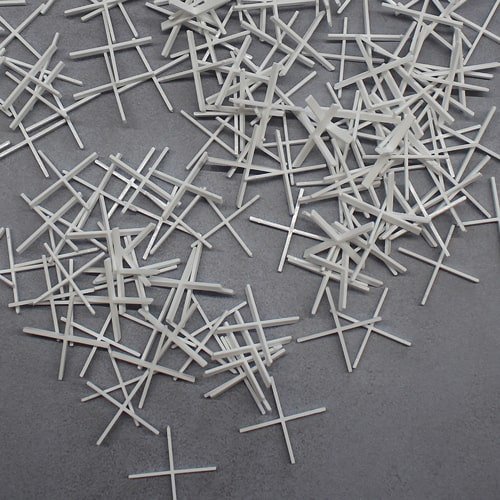 Tile spacers plastic 1 mm, 25 mm, 250 pcs, order no. 12731