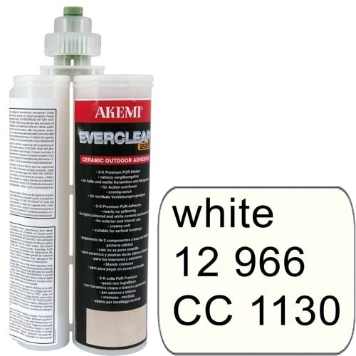 Everclear colle couleur à 2 composants, blanc Art. 12966