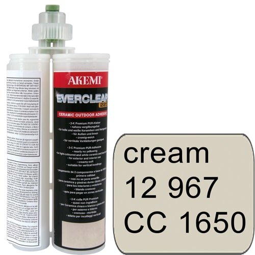Everclear colle couleur à 2 composants, crème Art. 12967