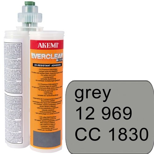 Everclear colle couleur à 2 composants, gris Art. 12969