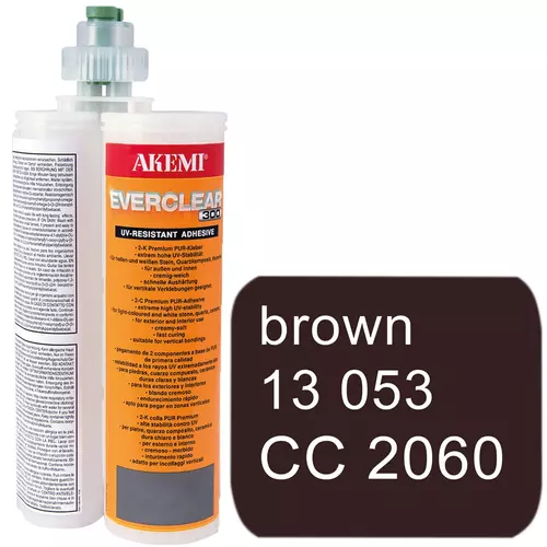 Everclear 2-component colour adhesive brown by KARL DAHM
