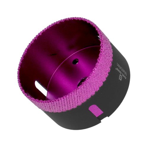 Couronne diamantée pour carottage à sec MATRIXTEC Ø 80 mm - en design noir-rose nouveau chez KARL DAHM