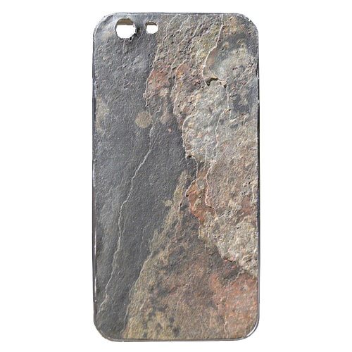 Hülle für iPhone X/XS aus Naturstein Farbe Rustic Earth