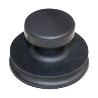 Black mini suction cup for smooth surfaces up to 20 kg