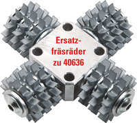 12 Ersatz-Fräsräder für Fräskopf spitz Art.-Nr. 40637