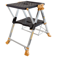 Folding step/stepladder and workbench in one - New at KARL DAHM