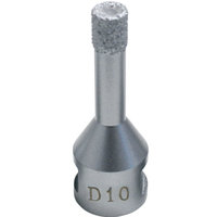 Dry-drilling core bit