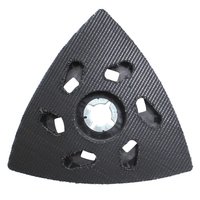 Sanding plate Klett, triangular for Makita multifunctional oscillator from KARL DAHM. Triangular sanding plate with hole star mount