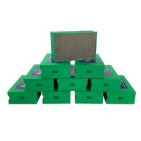 Diamond grinding pad set - 10x diamond grinding pad green, K 60 | Art. 45466