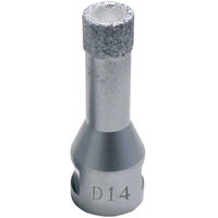 Dry-drilling core bit