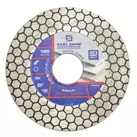 Disque diamanté Jolly-Star de KARL DAHM pour les carreaux en céramique et en grès cérame - alésage intérieur de 30 mm de diamètre, diamètre du disque : 125 mm