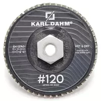 Diamond grinding wheels with flaps K120 Wet&Dry black I Art. 50557