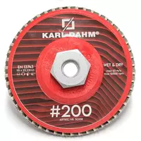 Karl Dahm Disque abrasif diamantée K200 Wet&Dry Rouge I Art. 50558