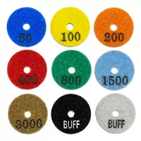 Diamond grinding disc set mini Ø50mm, 9 different grinding discs. grinding discs, Karl Dahm