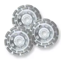 Diamond cup wheel Silver Line Ø 125 mm in a set of 3