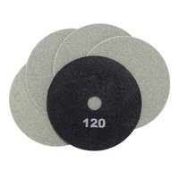 Disque diamanté à poncer noir, Ø 100 x 15 mm, granularité 120, 5 pcs, no. d'article 50496