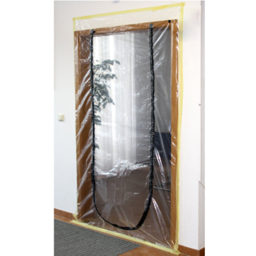 Dust protection door from Karl Dahm for all types of door frames and passageways up to 2.20 m high