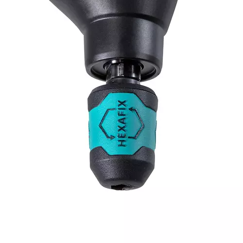 HEXAFIX Raccord rapide à essorer pour filetage M14 en noir turquoise