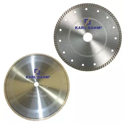 Set of diamand blades