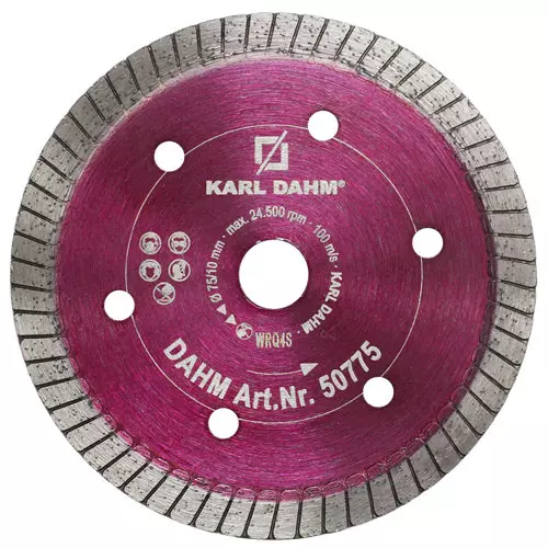 Disque diamanté Turbo Ø75mm 50775