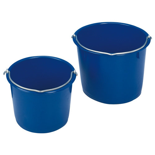 Blue plastic bucket, 12 l Order No. 10616
