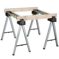 Support trestles for a large supporting surface