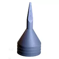 Mortar press replacement tip- fine opening gray