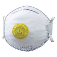 respirator with valve | protection against fine dust level FFP2, respirator white with valve