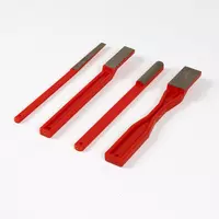 Set of 4 diamond hand files with 200 grit I Art. 12040