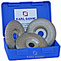 Set of diamond cup wheels, 3pcs and carrying case Order No. 50525