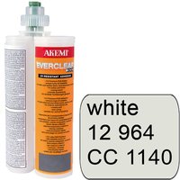Everclear 2-component paint adhesive, white no. 12964 - cartridge with mixing nozzle