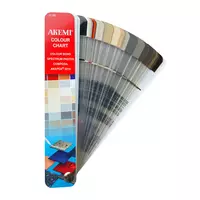 Éventail de couleurs pour colour bond colle couleur bi-composantes 12909