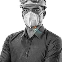 Ventilateur du masque Actif pour masque anti-poussière Actif
