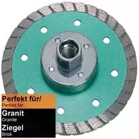 DTS 11: Diamond disk with flange connection M14, Ø 115 mm, order no 50277