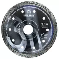 DTS 9: Diamond cutting disc Top-Cut - black diamond cutting disc for dry cutting with the angle grinder. Perfect for natural stone and fine stoneware