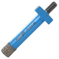 Blue diamond drill bit Ø 8 mm with M5 thread