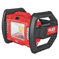 Rechargeable construction spotlight LED from FLEX from the practical FLEX rechargeable battery program | buy 18 V battery at the same time!