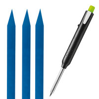 Replacement refills waterproof blue for deep hole marker for wet cuts