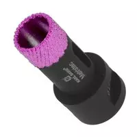 MATRIXTEC Bohrkrone Diamant schwarz-pink Ø 18 mm mit neuer Schrägsegmentierung