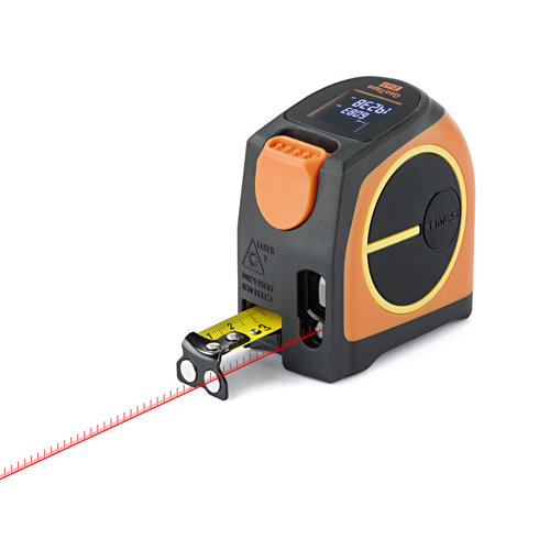 Télémètre laser et mètre ruban