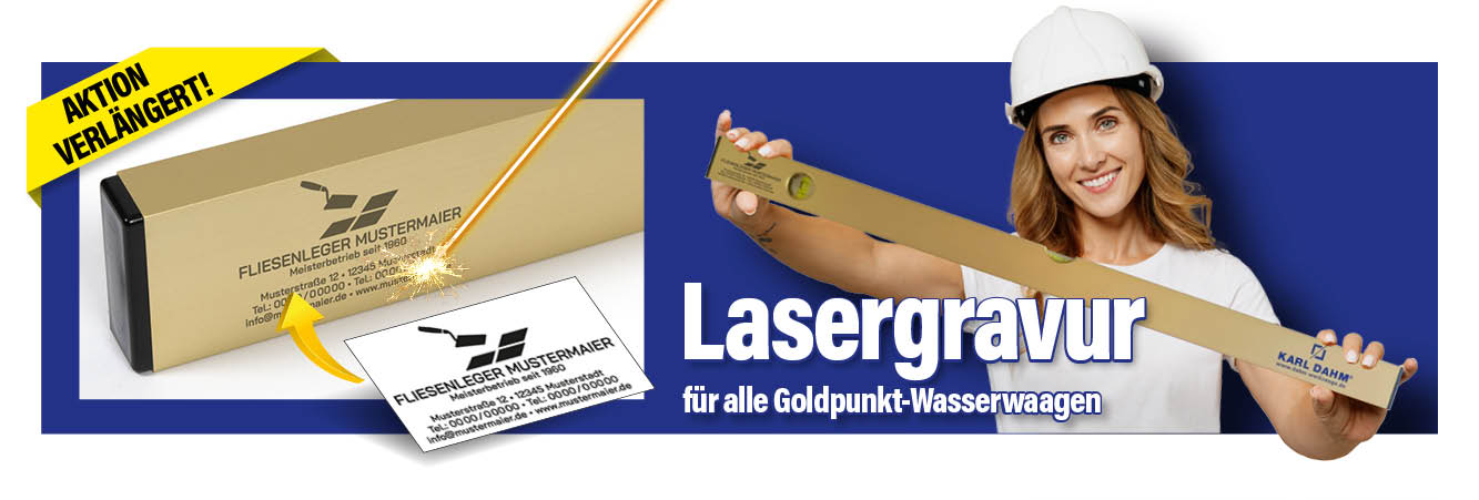 Lasergravur für Werkzeuge - NEU bei KARL DAHM