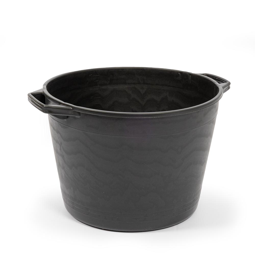 Flexibler Eimer 40L schwarz, Art. Nr. 12318